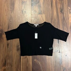 Express dressy crop top